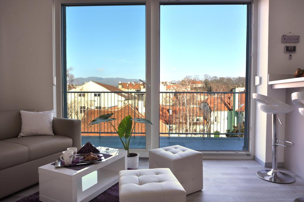 Bellevue Apartment Zagreb Rom bilde